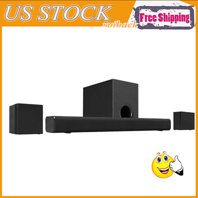#ad 4.1 Channel Home Theater Speaker System w 24quot; Soundbar ＆ Remote Control Gift $149.99