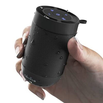 #ad comiso Portable Bluetooth Speaker Waterproof Small Wireless Shower Speaker IPX $18.22