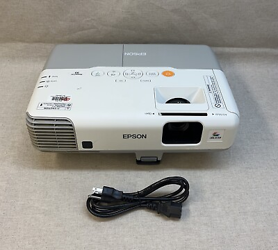 #ad EPSON POWERLITE 93 H383A 3LCD LCD 1024 X 768 HD PROJECTOR 2400 LUMENS WORKING $99.99