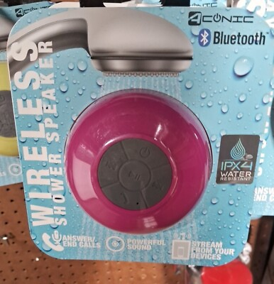 #ad Wireless Speaker Waterproof Pink $2.71