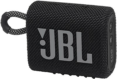 #ad JBL Go 3 Portable Bluetooth Speaker Waterproof and Dustproof BLACK $34.95