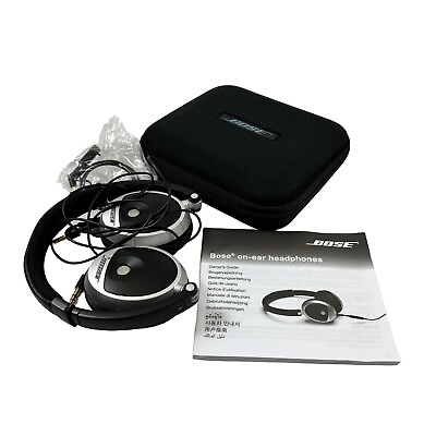 #ad Bose On Ear Wired Headphones In Portable Zippered Carrying Case $27.99