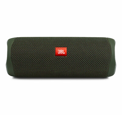 #ad JBL Flip 5 Green Portable Bluetooth Speaker Open Box $74.97