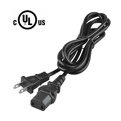 #ad 6ft UL AC Power Cord Cable For MartinLogan Dynamo 300 700W 800X 1500X Subwoofers $6.99