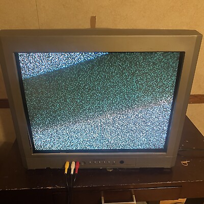 #ad Emerson EWF2004A 20” Flat Screen CRT Color Retro Gaming TV WORKS No Remote $190.00