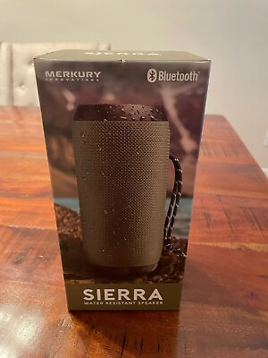 #ad MERKURY Innovations SIERRA Wireless Bluetooth Speaker: NEW SEALED Rechargeable $33.99