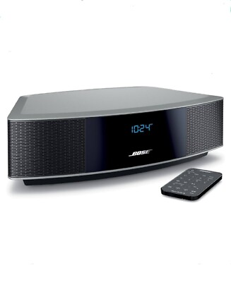 #ad Bose Wave Music System IV Radio CD Player Platinum Silver Refurbished $499.99