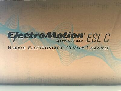 #ad Brand New MartinLogan ElectroMotion ESL C speaker Gloss Black Retail $2200 $1999.95