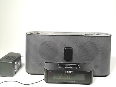 #ad Sony Speaker Dock Clock Radio For iPod amp; iPhone Model ICF C1iPMK2 $50.87