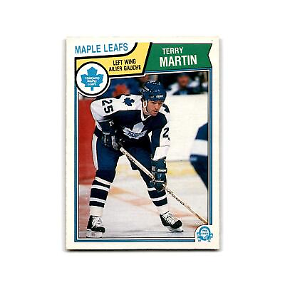 #ad 1983 O Pee Chee Terry Martin Toronto Maple Leafs #336 $2.75