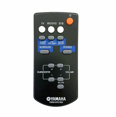 #ad New FSR60 For Yamaha Sound Bar Remote Control ATS 1010 YAS 101 YAS101BL WY57800 $6.61