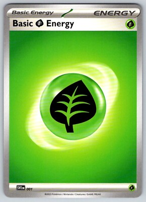 #ad Grass Energy 2x 001 Energy Card Scarlet amp; Violet Base Set NM M Pokemon TCG $1.49