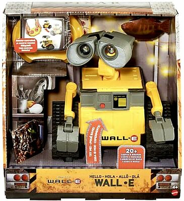 #ad HELLO WALL E lights amp; sound remote control toy robot NEW rc talking disney pixar $99.99