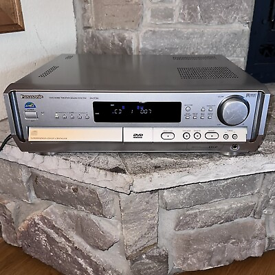 #ad Tested Panasonic SA HT80 5 Disc Changer DVD CD Player Home Theater Receiver $29.96