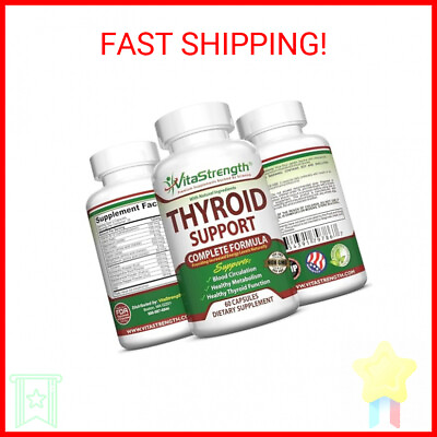 #ad Thyroid Support Complete Formula to Help Weight Loss amp; Improve Energy with Bla $16.00