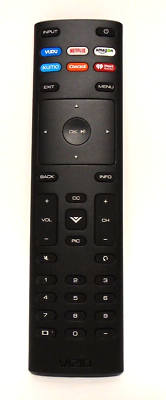 #ad Vizio Smart TV Remote Control XRT 136 Amazon Netflix Vudu Xumo With Batteries $6.65
