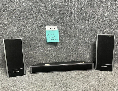 #ad Sony Surround Sound 1 Center Speaker With Left amp; Right SS TS81 Speakers In Black $52.00