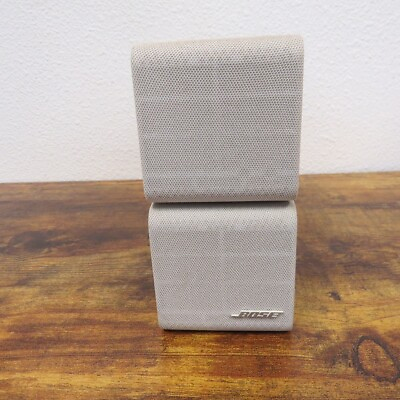 #ad BOSE Acoustimass Lifestyle White Double Cube Swive Mountable Tested Working $14.69