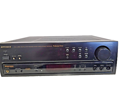 #ad OPTIMUS STAV 3560 SURROUND SOUND RECEIVER Tested and Working No Remote $79.99