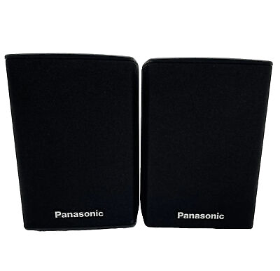 #ad 2 Panasonic Surround Sound Speakers TT9FA006886 *read* $29.99