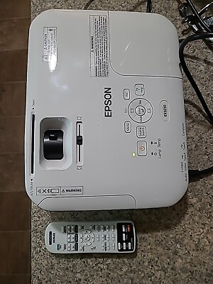#ad Epson LCD Projector Model H430A 3LCD Projector with Cables $100.00