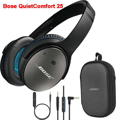 #ad Bose QuietComfort 25 QC25 Wired 3.5mm Acoustic Noise Cancelling Headphones $76.51