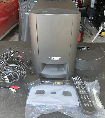 #ad Bose CineMate Series II Digital Home Theater System 300W in Black With Remote $149.99
