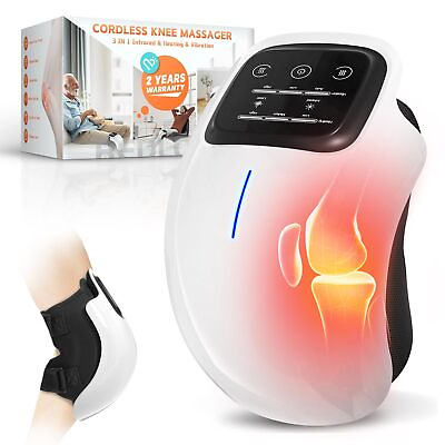 #ad Cordless Knee Massager with LED Screen Infrared Heat and Vibration Knee Pain... $146.22