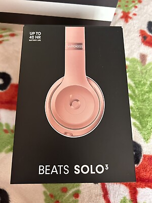 #ad Beats Solo3 Wireless On Ear Headphones Rose Gold doesn’t come with charger $70.00