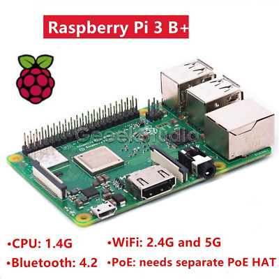 #ad Raspberry Pi 3 Model B B plus Quad Core 1.4GHz 64 bit CPU wifi amp; bluetooth $208.88