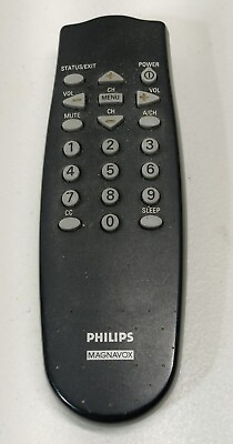 #ad Philips Magnavox RC0702 04 TV Remote Control Black $9.99
