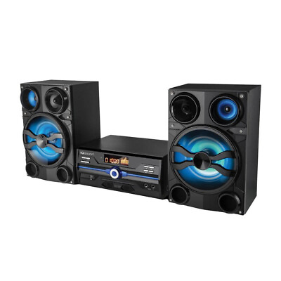 #ad Hifi Multimedia Audio System With Bluetooth And Aux Usb Mic Inputs $184.99