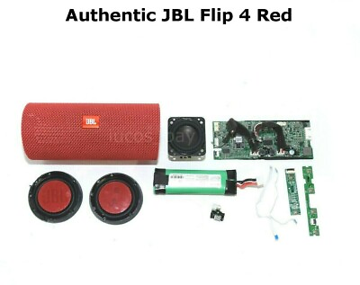 #ad JBL Flip 4 Red Main Board Speaker Charging AUX Port Replacement Part $12.90