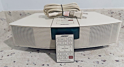 #ad Bose Wave Radio Model AWR1W1 AM FM Alarm Clock Radio System SOUNDS GREAT $80.00