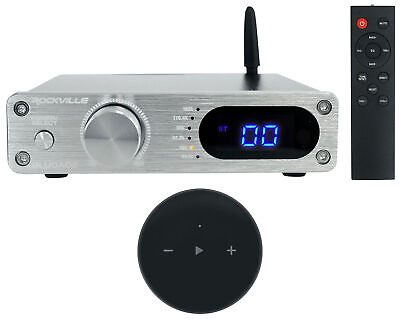 #ad Rockville BLUDAC2S DAC Bluetooth Home Amplifier w Smart Wifi Streaming Receiver $149.90