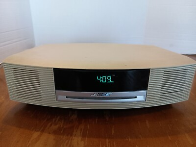 #ad Bose Wave Music System AWRCC2 BROKEN CD AM FM Clock Radio for PARTS OR REPAIR. $49.87
