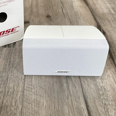 #ad Bose MINT Center Horizontal Speaker Double Cube Acoustimass Lifestyle White $236.95