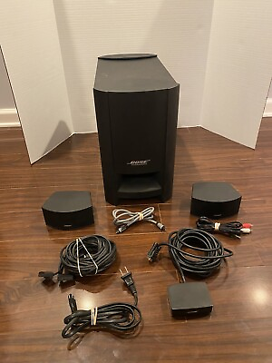 #ad Bose CineMate GS Series II Digital Home Theater Set Extra Cables No Remote $169.99