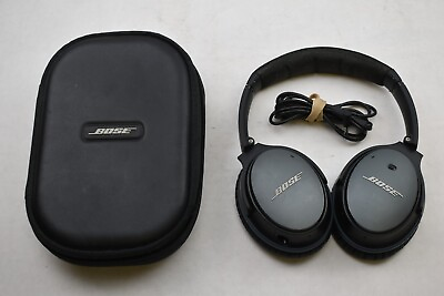 #ad Bose QuietComfort 25 Wired Headphones QC 25 With Case READ DESC TESTED $66.99