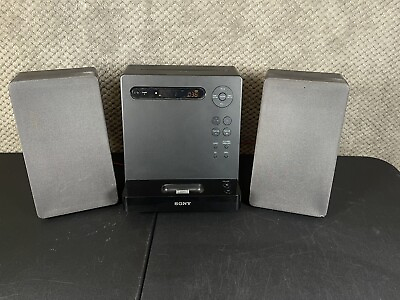 #ad Sony Stereo CMT LX20i CD AM FM iPod iPhone Speakers no Remote $30.00