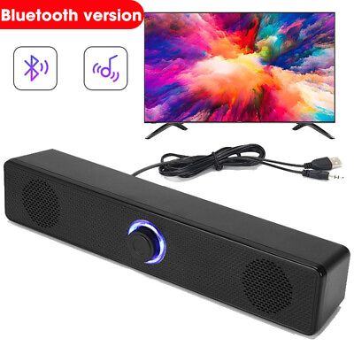 #ad Home Theater Sound System Bluetooth Speaker Computer Speaker For TV Soundbar Box $24.69