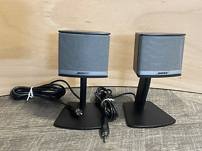 #ad Bose Companion 3 Series II Multimedia Satellite Speakers Cube Side Pair ONLY $49.99
