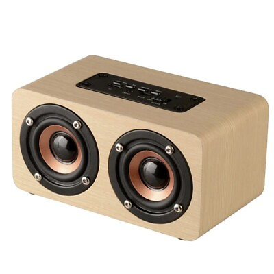#ad #ad Retro Wooden Design Portal Bluetooth Speaker $58.48