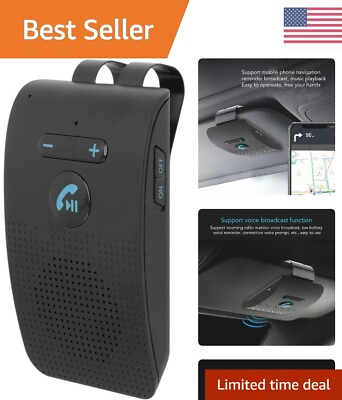 #ad Bluetooth Speakerphone for Cell Phone Handsfree Speaker with Visor Clip $35.99