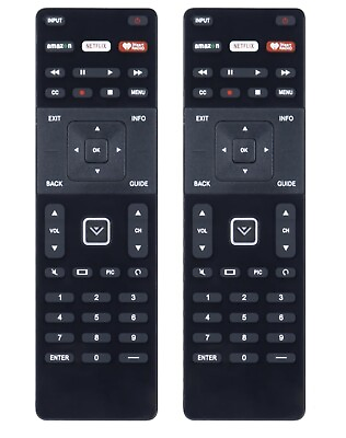 #ad Pack of 2 Remote Control For Vizio Smart Tv Vizio D E Series $12.80