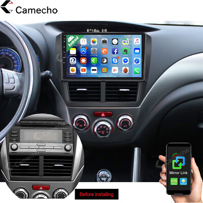 #ad 132G Android 13 Car Radio Bluetooth FOR Subaru Forester Impreza WRX 2008 2012 $99.99