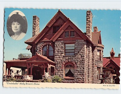 #ad Postcard quot;Unsinkablequot; Molly Brown#x27;s Home Denver Colorado USA $8.39