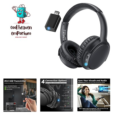#ad Wireless Headphones for TV TV Headphones Wireless with Portable Bluetooth U... $111.99