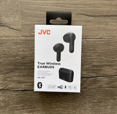 #ad JVC HA A3T True Wireless Black Bluetooth Water Resistance IPX4 Earbuds NEW $19.98