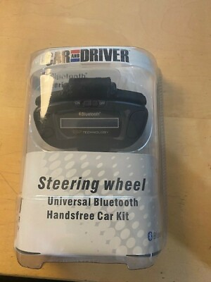 #ad Car and Driver Universal Bluetooth Steering Wheel Handsfree $29.00